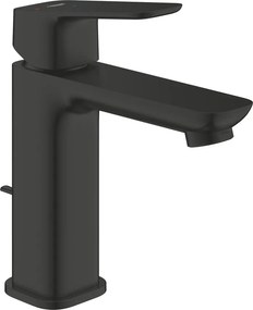 Baterie lavoar Grohe Cubeo M monocomanda finisaj negru mat cu ventil Pop-Up