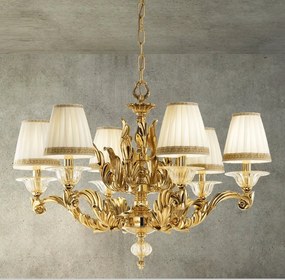 Candelabru 6 brate LUX realizat manual Lucilla