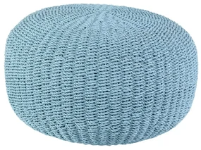 PERNĂ DE PODEA ALBASTRU HANDMADE