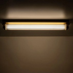 Aplica de perete LED smart cu telecomanda COMO alama periata