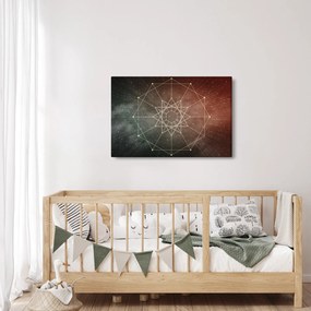 Tablou - Dodecagrama cosmică (90x60 cm)