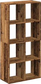 vidaXL Bibliotecă/separator cameră lemn vechi 69,5x29x137,5 cm lemn