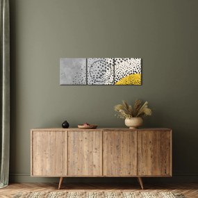 Tablou - pictură abstractă de plajă N⁰3 (cu ceas) (90x30 cm)