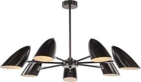 Candelabru 7 brate negru Aida