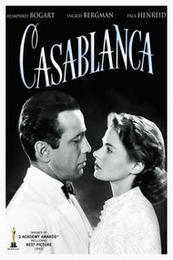 Reproducere Casablanca (Vintage Cinema / Retro Theatre Poster), (26.7 x 40 cm)