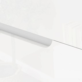 HOMCOM Comodă Modernă, Dulap, 4 Sertare, Placă de Pal, Dispozitiv Anti-Răsturnare, Amortizoare pentru Picioare, Alb | Aosom Romania