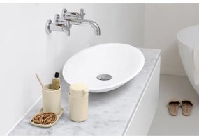 Set accesorii de baie Brabantia ReNew 1006266, 3 piese, 250 ml, Rezistent la coroziune, Bej