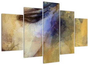 Tablou - Portretul femeii, desen (150x105 cm)