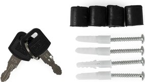 Cutie poștală din oțel galvanizat antracit