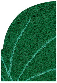 Covor pentru copii verde închis lavabil/țesut manual din bumbac 120x180 cm Monstera Leaf – Lorena Canals