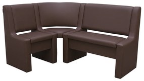 Coltar de bucatarie TEO, cu spatiu depozitare, colt dreapta, maro dreschis, 160x120x92 cm