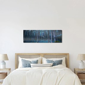 Tablou - Pădurea magică (cu ceas) (90x30 cm)
