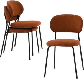 Scaun NEO, tesatura, structura metalica - PORTOCALIU