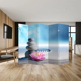 Paravan - Nisip, crin și pietrele spa (210x170 cm)