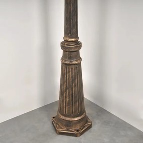 Lampă de exterior 3xE27/20W/230V IP43 2,58 m patină