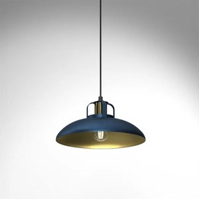 Lustră pe cablu FELIX 1xE27/60W/230V albastru