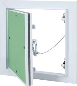 vidaXL Panou de Acces Verde și Argintiu 30 x 30 cm