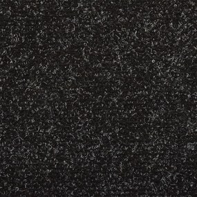 Covorase scari, 10 buc., negru, 65x25 cm, cusatura punch 10, Negru