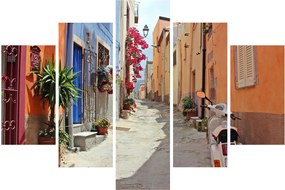 Tablou cu strada din Sardinia (150x105 cm)