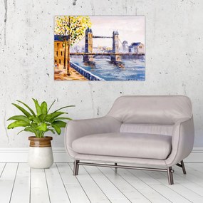 Tablou - Pictură oraș (70x50 cm)