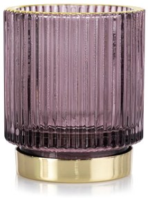 Suport lumanare din sticla Culoare violet, POMPEY
