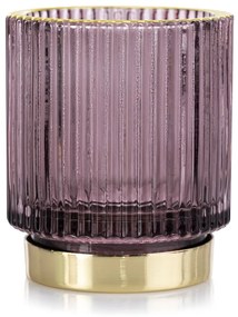 Suport lumanare din sticla Culoare violet, POMPEY