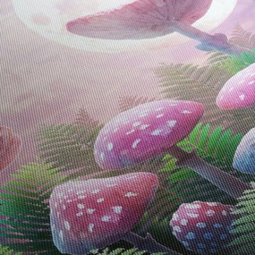 Tablou - Ciuperci sub lună plină (120x50 cm)