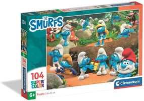Strumfii Forest Puzzle Clementoni cu 104 piese