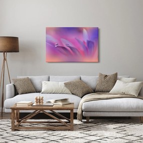 Tablou - Picătură pe floare (90x60 cm)