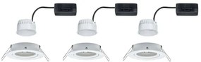 SET 3x corp de iluminat încastrat pentru baie LED/6,5W IP23 NOVA 230V Paulmann 93449