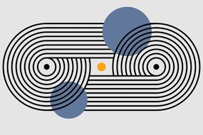 Tablou - Abstracție minimalistă N⁰3 (90x60 cm)