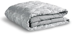 Cuvertură matlasată de pat Catherine Lansfield Jacquard, 240 x 260 cm, gri