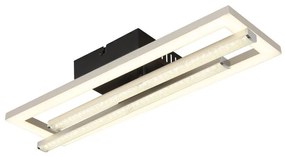 Plafoniera LED design HIGHWAY negru/nickel