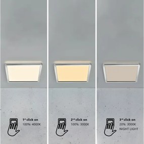 Nordlux - Plafonieră LED reglabilă pentru baie OJA 14,5W/230V 3000/4000K IP54 30x30 cm