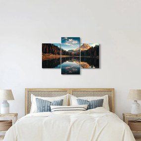 Tablou - Alpi, Italia, Dolomiți, Lago Antorno (90x60 cm)