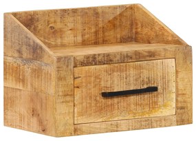 vidaXL Noptieră 40x30x30 cm Lemn Masiv Rugos de Mango