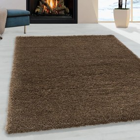 Covor maro închis 60x110 cm Fluffy – Ayyildiz Carpets