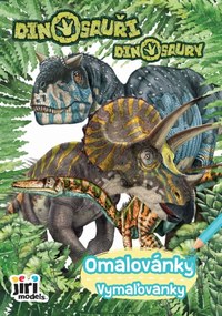 Carte de colorat A5 Dinosauri