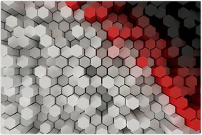 Tablou - 3D hexagoane (90x60 cm)