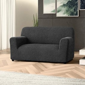 Huse bielastice COSTINA antracit fotoliu dublu (l. 120 - 160 cm)