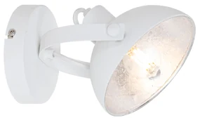 Plafoniera industriala alba cu argintiu 15 cm ajustabila - Magnax