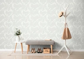 Tapet inimă populară în design gri