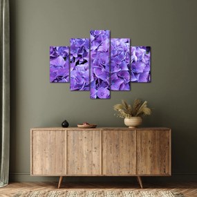 Tablou cu flori violete (150x105 cm)
