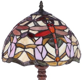 Lampa de masa Tiffany Libelula h 45 cm ,abajur 30 cm