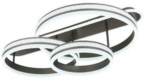 Plafonieră LED dimabilă Globo 67314-75 GROUNI LED/75W/230V + telecomandă