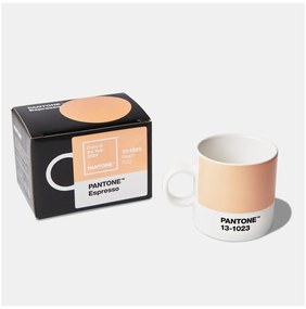Ceașcă pentru espresso din ceramică roz-portocaliu 120 ml Peach Fuzz 13-1023 – Pantone