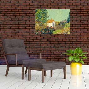 Tablou - Imitator of Vincent van Gogh, Landscape, reproducere (70x50 cm)