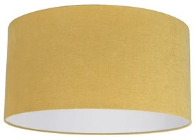 Abajur din stofă galben 50/50/25