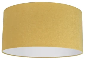Abajur din stofă galben 50/50/25