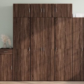 vidaXL Dulap depozitare stejar maro 70x42,5x225 cm lemn prelucrat